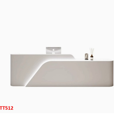 Bàn thu ngân, bàn lễ tân, bàn tính tiền bằng gỗ MDF QTT512- NỘI THẤT LẮP RÁP VIENDONGADV