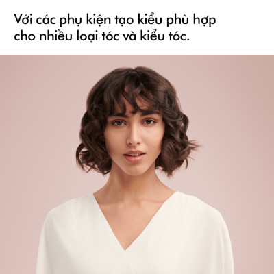 Máy tạo kiểu tóc Dyson Airwrap Complete Long Xanh Vinca HS05 - Hàng chính hãng