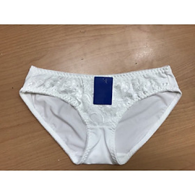 Combo 10 quần lót thun lạnh ren trước  Nhiều màu hàng việt nam - 5 Da & 5 Trắng Size L
