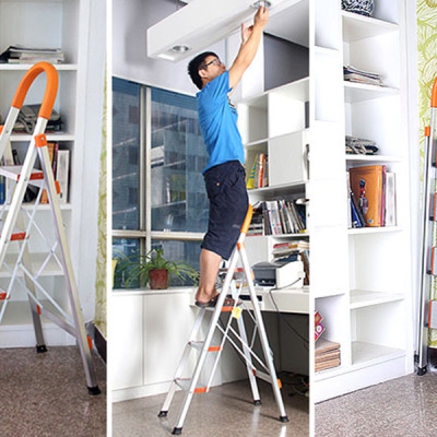 Thang nhôm tay vịn khung INOX Nikita NKT-IN03