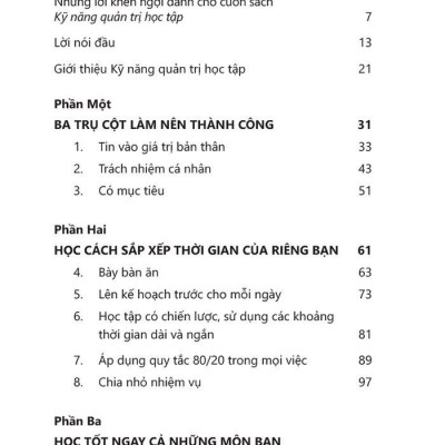 Kỹ Năng Quản Trị Học Tập - Dành Cho Học Sinh Và Sinh Viên