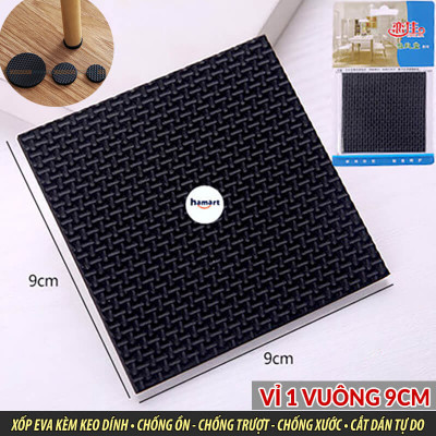 Miếng Dán Chân Bàn Ghế Chống Trượt Bọc Lót Chân Bàn Ghế Vuông Tròn Chống Ồn Chống Xước Nền Nhà