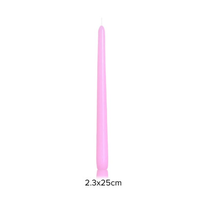 Hộp 6 Nến Thơm Taper Eden Candle FTRAMART EDC2331 (25cm) - Hồng