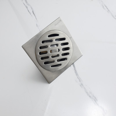 Ga thoát sàn ngăn mùi vượt trội chất liệu inox 304 cao cấp Hiwin FD-6322S bề mặt 120x120