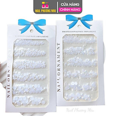 Set Trang Trí Móng Trai Nửa Nhiều Size, An Toàn Không Hóa Chất, Nhiều Kiểu Làm Nail Sáng Tạo Tự Nhiên, Túi Đựng Tiện Lợi