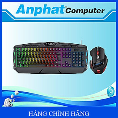 Bộ Phím Chuột T-Wolf TF390 Led 7 Màu – Hàng Chính Hãng