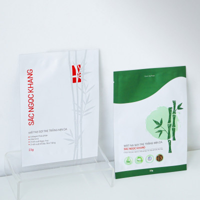 Mặt nạ sợi tre Sắc Ngọc Khang trắng mịn da