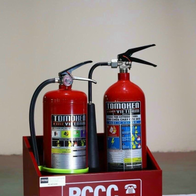 Bình chữa cháy xách tay Tomoken Bột ABC 4kg có kiểm định