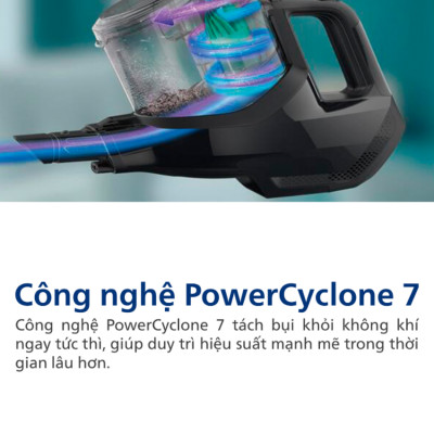 HÀNG CHÍNH HÃNG - Máy hút bụi cầm tay không dây dạng cán 3 trong 1 SpeedPro Aqua. Thương hiệu Hà Lan cao cấp Philips