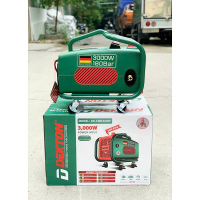 Máy Rửa Xe Chỉnh Áp 3000 W Dekton DK-CWR3000F, Công Suất 3000W - Có Chỉnh Áp - Dây dài 12m-Bảo Hành chính hãƞg.
