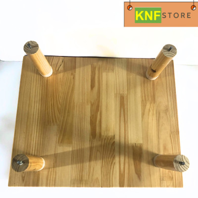 Bàn gỗ kiểu Nhật,kích thước DxR=60x48cm,chân tròn,lắp ráp đơn giản phù hợp cho sinh viên,nhà nhỏ