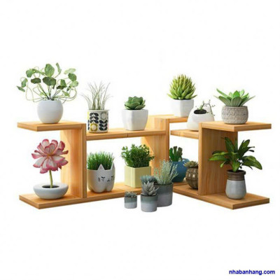 Kệ Để Bàn Hoa và cây cảnh Giá Đỡ Đứng sang trọng gỗ mdf phủ min kích thước 30x25x12 cm