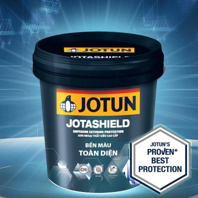 Sơn tường cao cấp JOTUN JOTASHILED BỀN MÀU TOÀN DIỆN 5L, chống bám bẩn (Sơn ngoại thất)