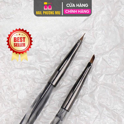 Cọ Tam Giác Vẽ Nail Cán Trong, Cọ Đầu Chéo, Đầu Xéo Đầu Nhỏ, Cọ Vẽ Nail, Hoa, Lá Tiện Lợi