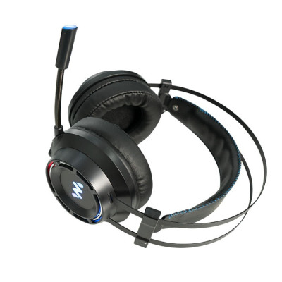 Tai nghe gaming Wangming WM9800 7.1 USB LED (Đen) - Hàng nhập khẩu