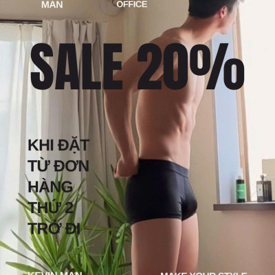 Quần lót nam, quần boxer nam họa tiết in chữ chất thun lạnh mềm mịn siêu mát thấm hút mồ hôi - Fapfas 2.0