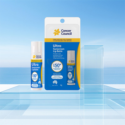 Son dưỡng môi chống nắng Cancer Council Ultra Sunscreen Lip Balm SPF50+ (4g) - Hàng chính hãng
