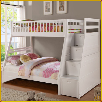 Giường 2 tầng Tundo màu trắng 1m/1m4