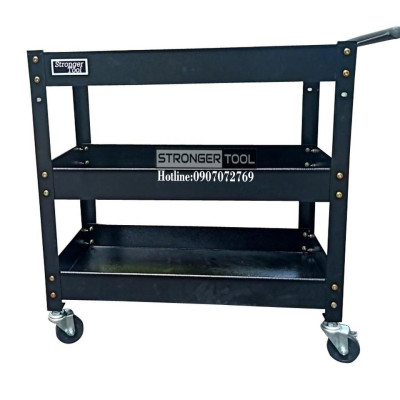 XE ĐẨY DỤNG CỤ 3 NGĂN dùng cho gagare, tiệm sửa xe, tiệm rửa xe, xưởng, gia đình