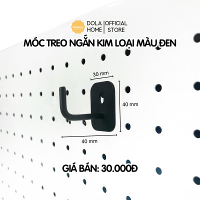 Móc treo pegboard Dola Home treo móc khoá, gấu bông, ipad, bàn phím, tai nghe, decor quầy pha chế - Phụ kiện pegboard