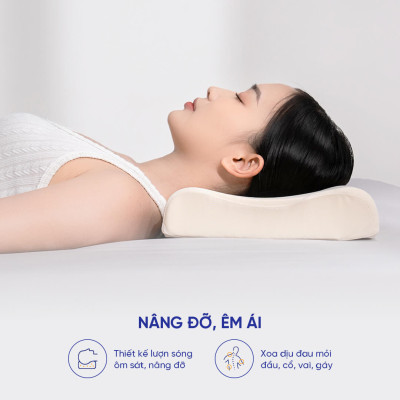 Gối cao su Gummi Contour Pudding 26*43