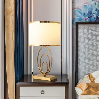 Đèn bàn buồng nghỉ elip, đèn táp đầu giường, đèn trang trí DT