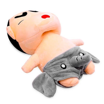 Thú nhồi bông cứ Shin mặc quần con voi - Size từ 40cm đến 80cm- Quà tặng gấu bông shin cậu bé bút chì dễ thương - Gối ôm mềm mịn cho bé.