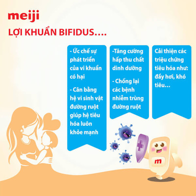 Thùng 8 Lon sữa Meiji Infant Formula 800g (Cho trẻ từ 0-1 tuổi)