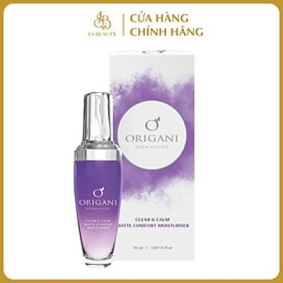Kem Dưỡng Ẩm - Origani Dermassure Clear & Calm Matte Comfort Moisturiser - Có Chứng Nhận Hữu Cơ - Xuất Xứ Úc - Cung Cấp Ẩm Dưỡng Ẩm Cho Da