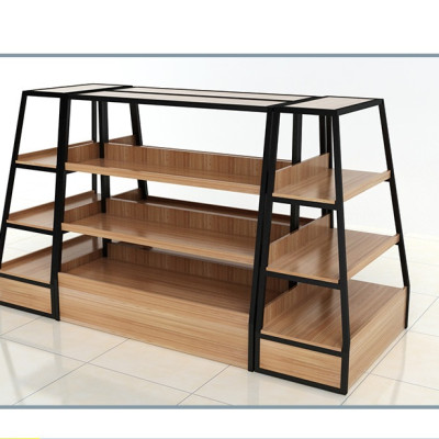 Kệ gỗ trưng bày rau củ quả, kệ trưng bày sản phẩm, hàng hóa KST422 - NỘI THẤT LẮP RÁP VIENDONGADV