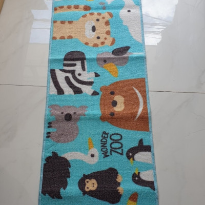 01 THẢM BẾP DÀI CAO CẤP CHỐNG TRƯỢT KÍCH THƯỚC 0.45X1.8M- CONDOR- XANH ZOO, HỒNG ZOO