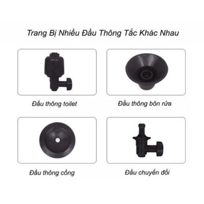 Dụng Cụ Thông Tắc Cống, Bồn Cầu Bằng Khí Nén Áp Lực Siêu Mạnh