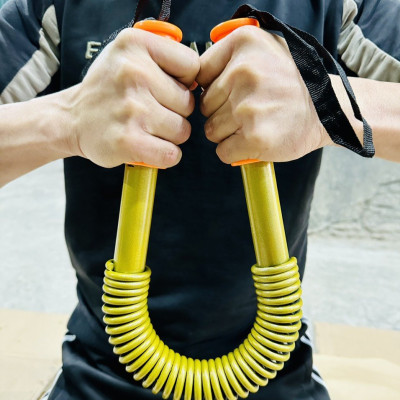 {40kg}Gậy Bẻ Tập Tay(Vàng)Đàn Hồi Cao Cấp, Gậy Bẻ Tập Cơ Tay,Vai,Ngực 10kg 20kg 30kg 40kg 50kg Tập Gym, Tập Thể Dục Tại Nhà