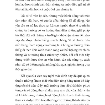 Từ Mục Tiêu Ngắn Hạn Đến Mục Đích Dài Hạn