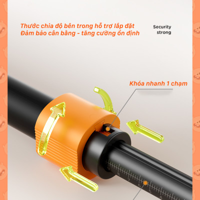 Xà đơn treo tường FED-DG 002 – Thép carbon 1.5mm