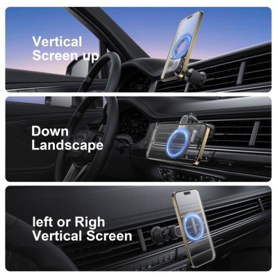 Giá đỡ Wiwu Mago Wi-W051 Car Mount cho điện thoại - Hàng chính hãng