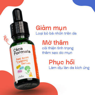 Serum rau má giảm mụn Oribe dịu nhẹ giúp mờ thâm phục hồi da hỗ trợ kiềm dầu 20ml