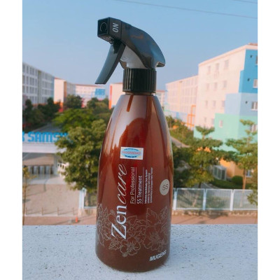 Hấp nguội thảo dược phục hồi chuyên sâu Mugens Zen Care Treatment Hàn Quốc 500ml + Móc khóa