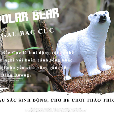 Đồ Chơi Mô Phỏng Các Con Thú Hoang Dã Dành Cho Trẻ Em