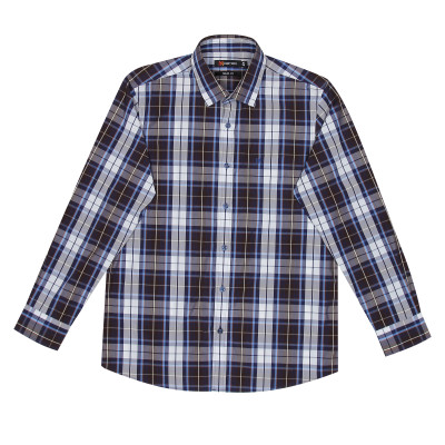 Áo sơ mi nam tay dài form suông Khatoco A1MD468T1-CNCR123-2410-D