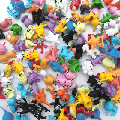 Bộ sưu tập 144 mô hình đồ chơi Pokemon Go mini đa hệ + tặng vòng tay biến hình thú Twisty Petz dễ thương cho các bé