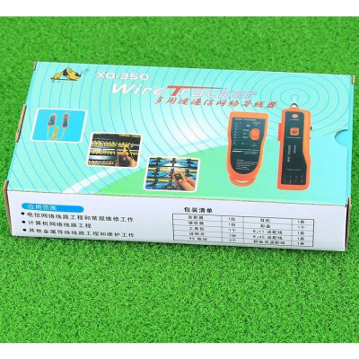 Bộ test dò dây mạng âm tường chuyên nghiệp giá rẻ XQ350 đo cáp mạng RJ45 RJ11