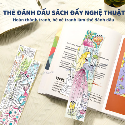 Tranh Tô Màu Nước Kèm Cọ Mideer Watercolour Painting cho bé