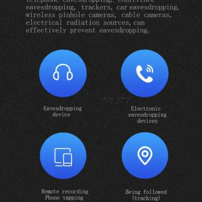 ROGTZ - Thiết bị phát hiện máy định vị, ghi âm, camera wifi cầm tay Hutian WT09 - Máy phát hiện camera, định vị, máy ghi âm cầm tay nhỏ gọn WT09 - Hàng Chính Hãng