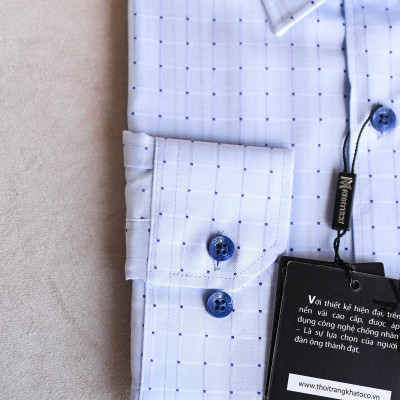 Áo sơ mi nam Khatoco tay dài