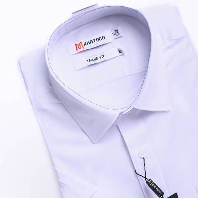 Áo sơ mi tay ngắn Khatoco