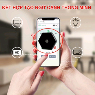 Điều khiển hồng ngoại Hunonic IR Smart thiết bị tivi, điều hoà, dàn âm thanh, đầu KTS, quạt, từ xa qua điện thoại