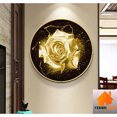 Xả kho tranh tráng gương tròn đường kính 60cm có chốt treo, treo phòng khách, phòng ăn, phòng ngủ, trang trí siêu đẹp,