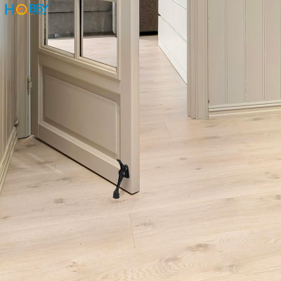 Chặn cửa móng ngựa một chiều có lẫy bật sơn đen Hobby home decor CMG3