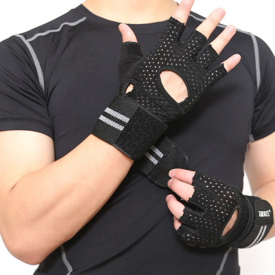 Găng tay thể thao Nam - Nữ có quấn bảo vệ cổ tay Aolikes 113B